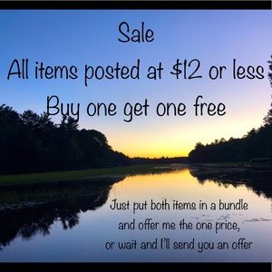 BOGO - Sale for Items posted at $12 or less